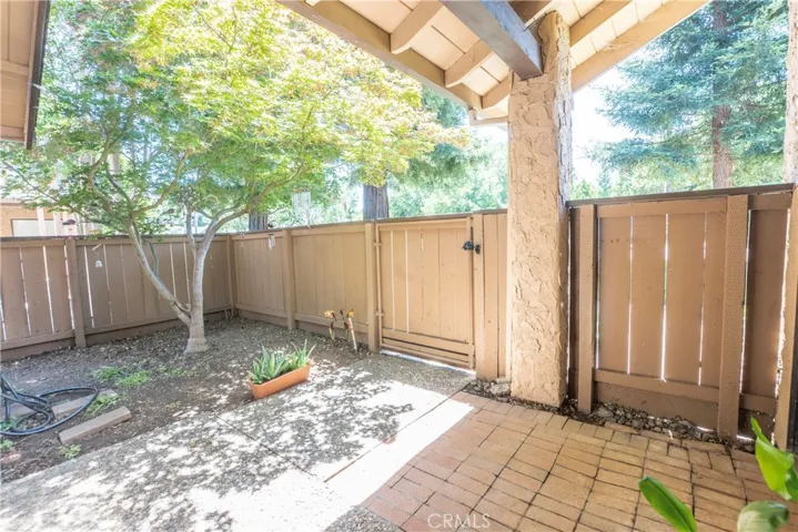 Front patio off living room