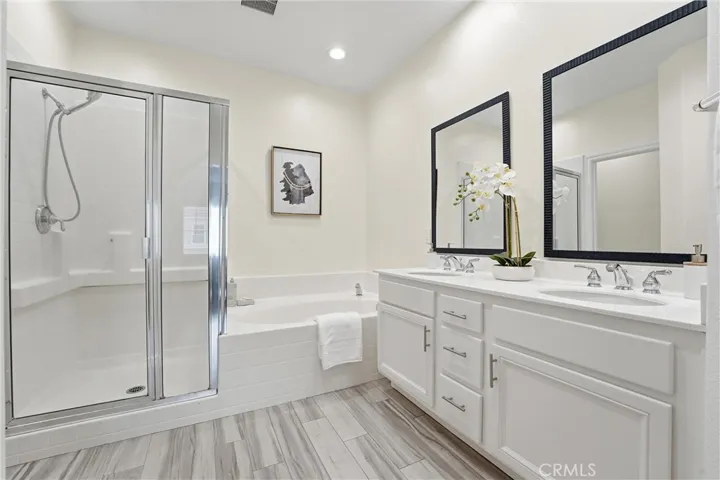 Primary Bathroom with dual sinks