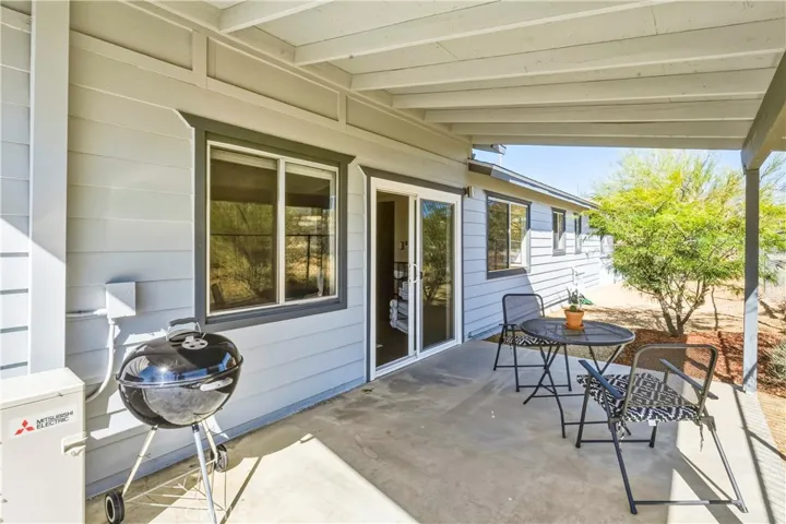 Covered patio