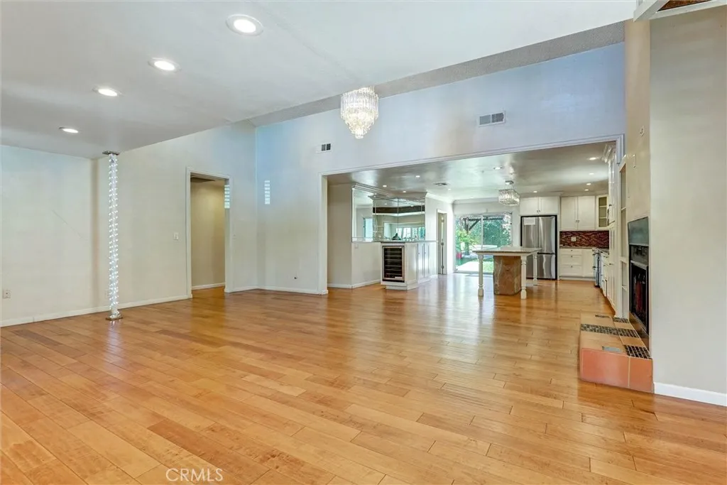 View from LR to Kitchen