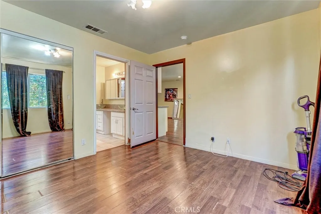 Bedroom in back house