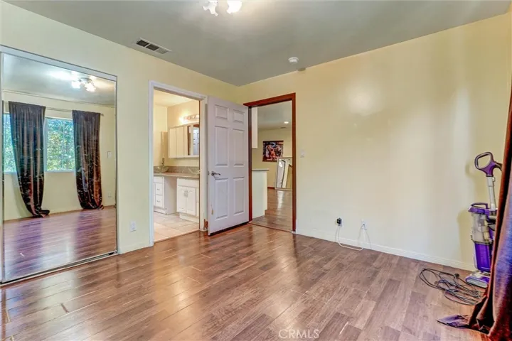 Bedroom in back house