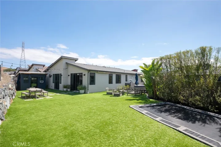 Large yard