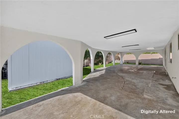 Backyard designed for family gatherings