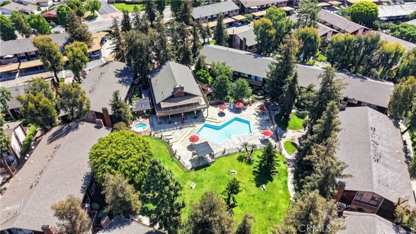 Greenbelt & pool