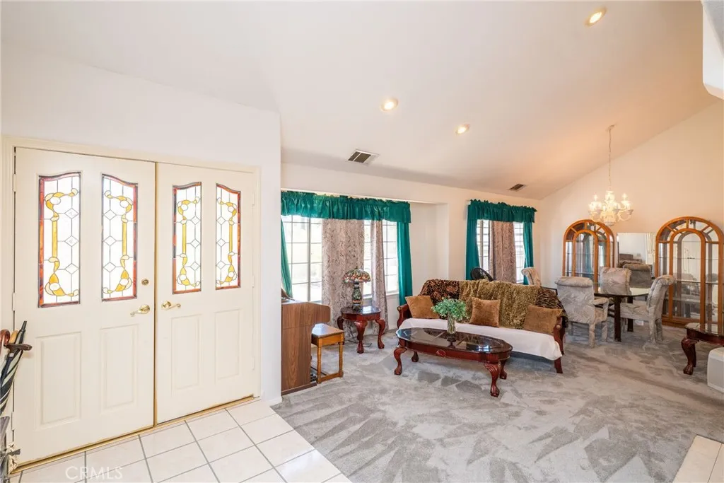 Living Room and Dining Room