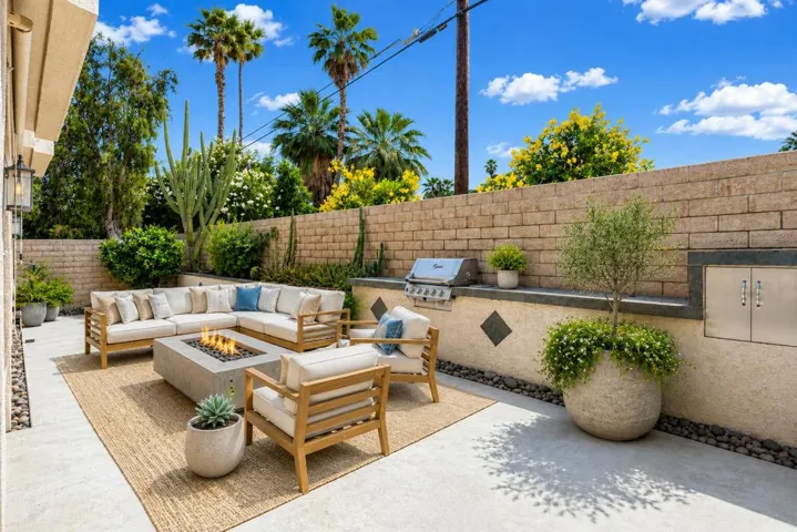 olive court outdoor staged