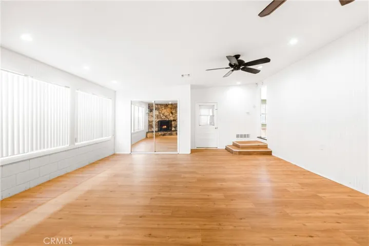 Family room has a closet and (can be used as a bedroom)