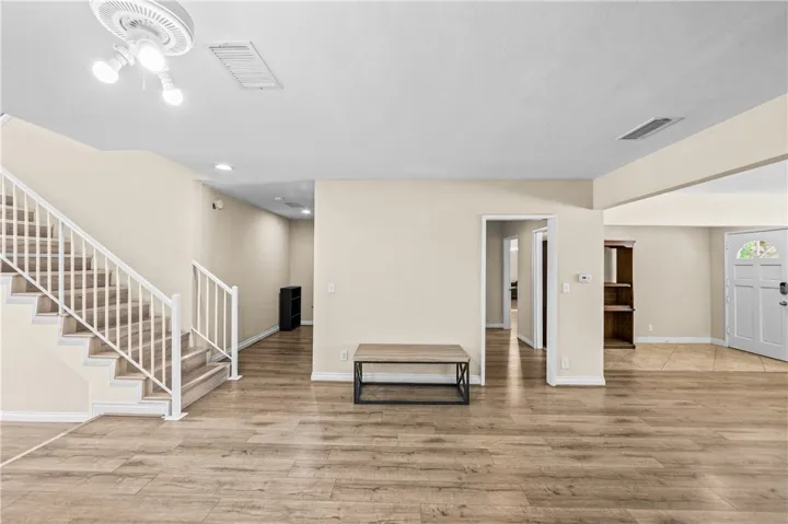 Flexible living area ideal as a study lounge or media room.