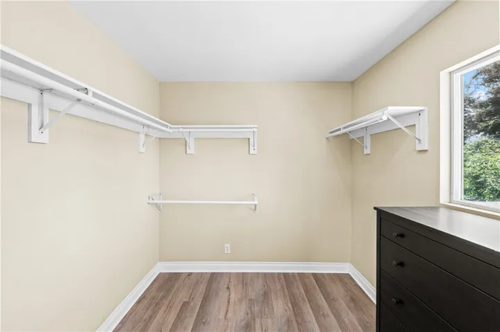 Bedroom #6 – Oversized walk-in closet offers exceptional storage in the upstairs bedroom.