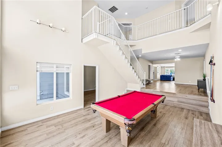 Spacious great room offering flexible living and recreation space.