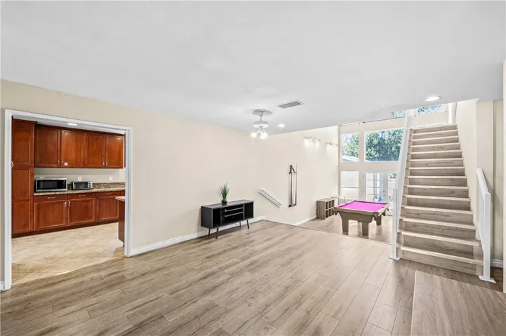 Open layout connecting the living spaces for easy entertaining.