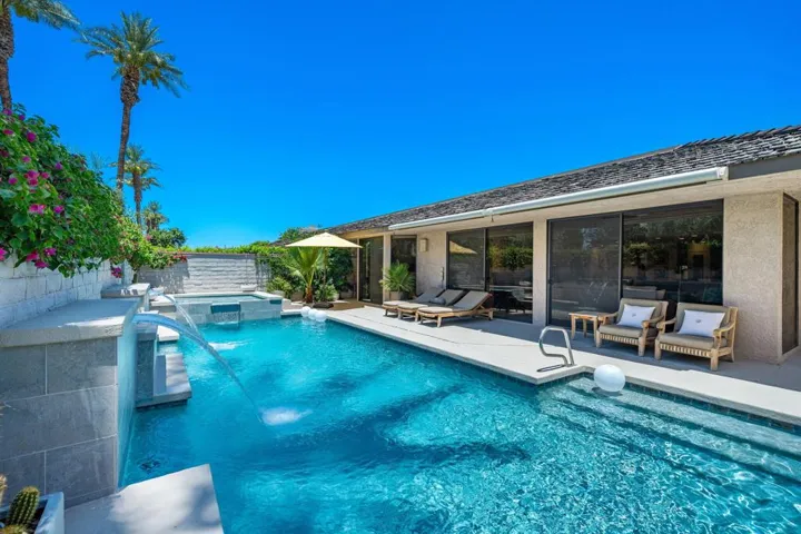 Backyard with Seating Area