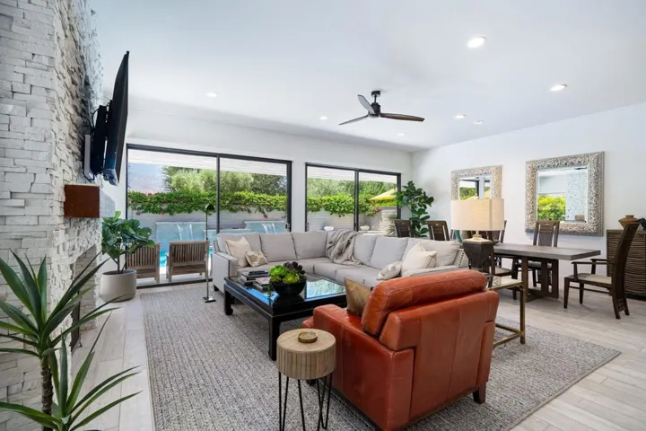 Living Room & Dining Area