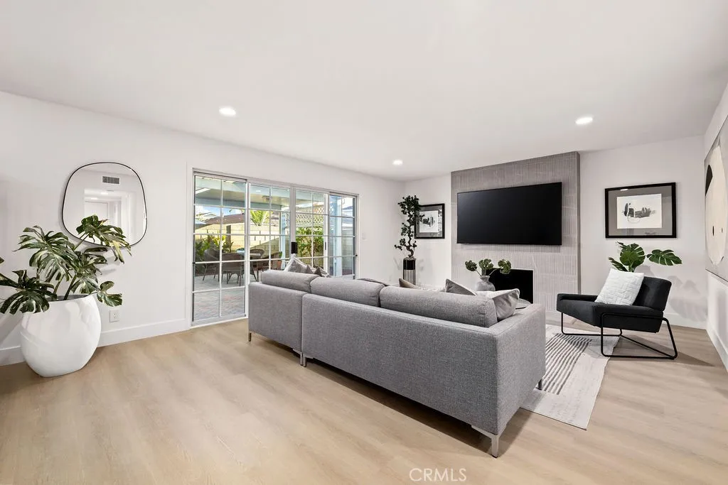 Family Room overlooking backyard