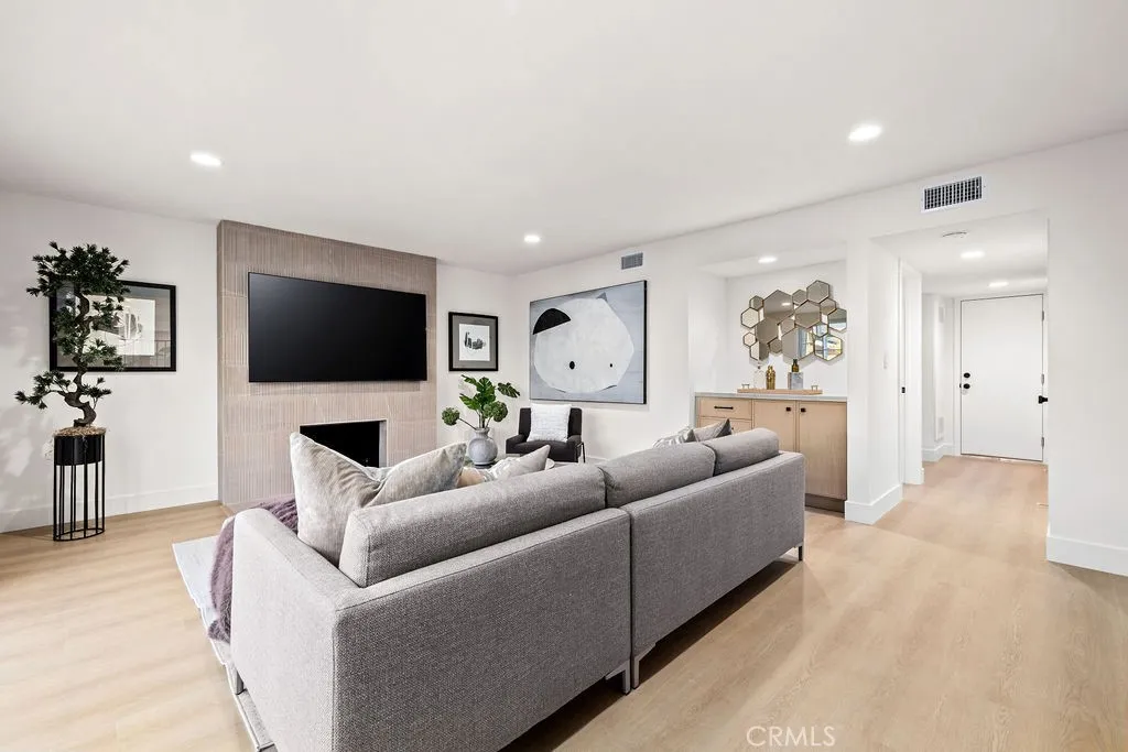 Family Room leads to Hall and Bedroom/Bathroom