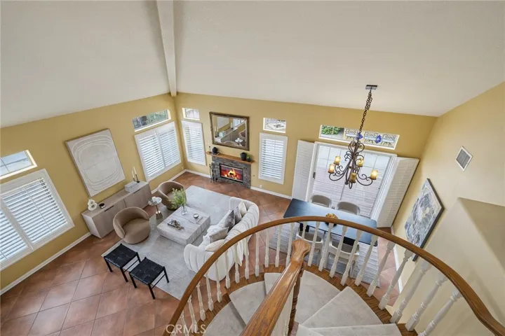 Staircase Overlooking Main Living Area