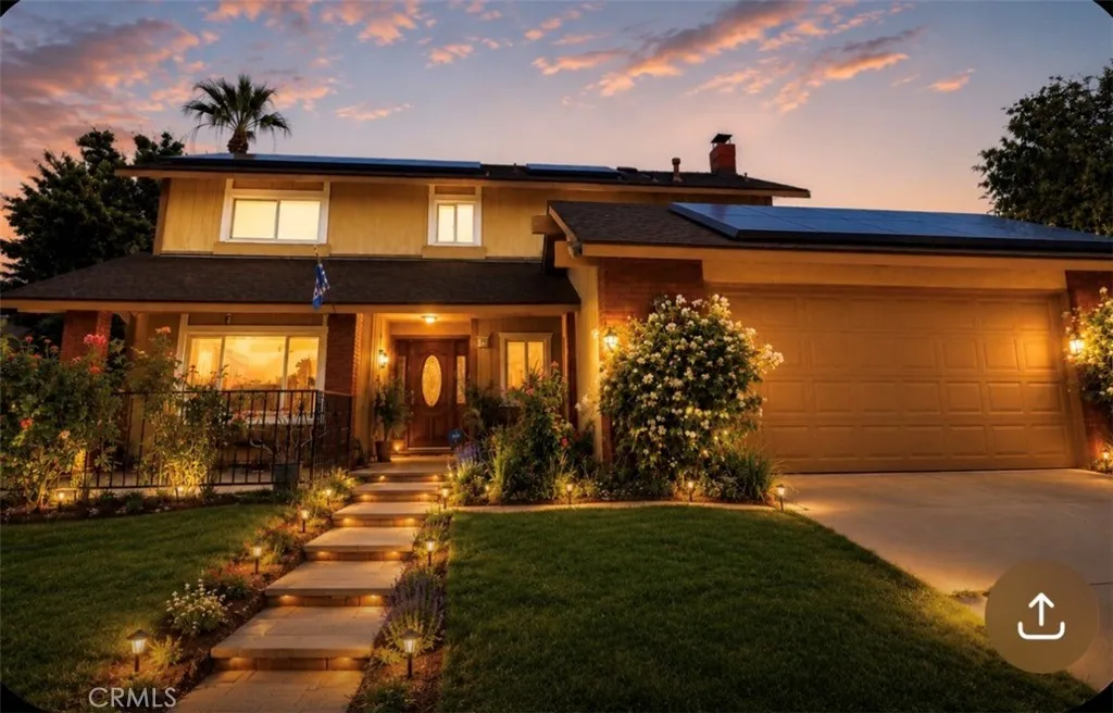 AI Generated photo of the front yard updated.