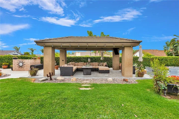 Gazebo. Perfect area to lounge or entertain.