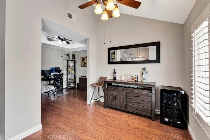 Formal dining room area