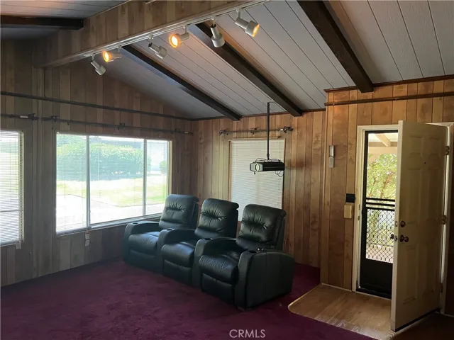 Beamed ceilings - large windows