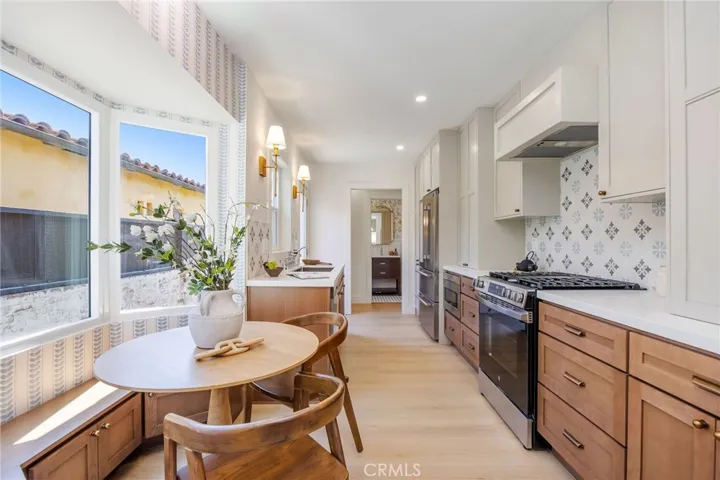 Renovated kitchen and dining nook
