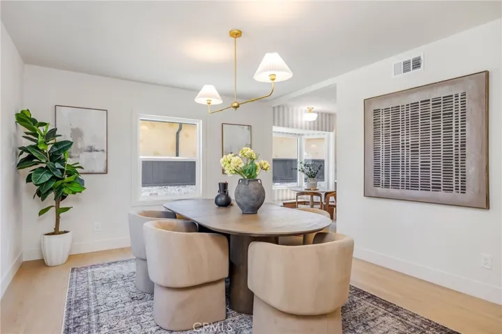 Separate dining room