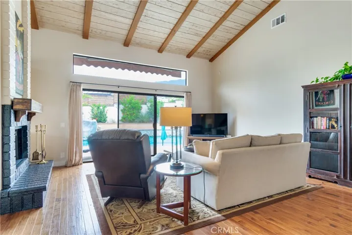 Living Room off the fantastic back yard oasis