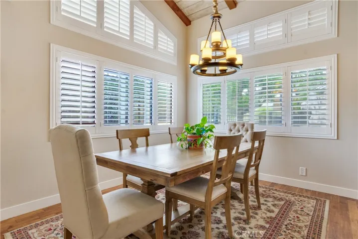 Wonderful dining room off kitchen