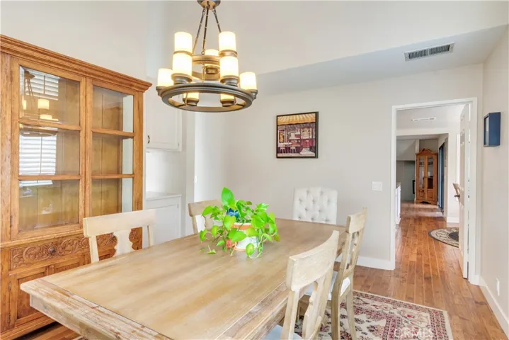 View from Dining Room into kitchen