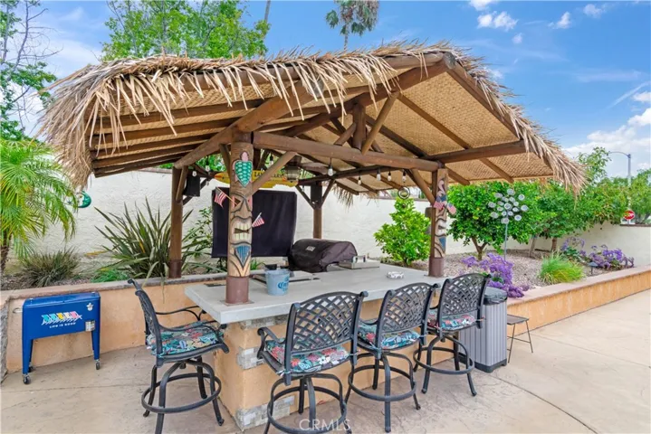 Tiki BBQ area
