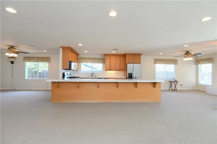 Open concept floorplan