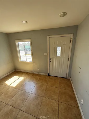 Front entry/living room of main unit.