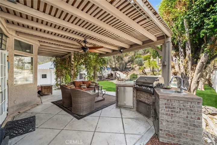 Covered Patio and Kitchen