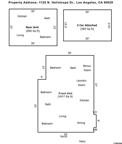 1125 N Heliotrope Drive, Los Angeles, California 90029