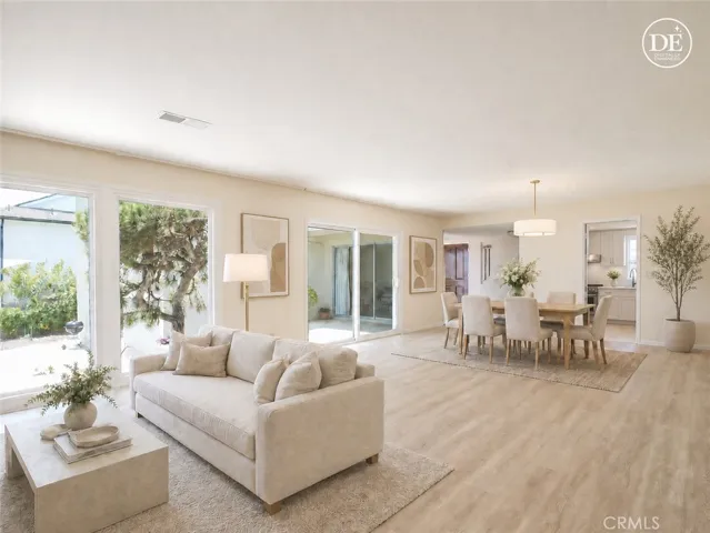 Living & Dining Rooms - Virtually Staged