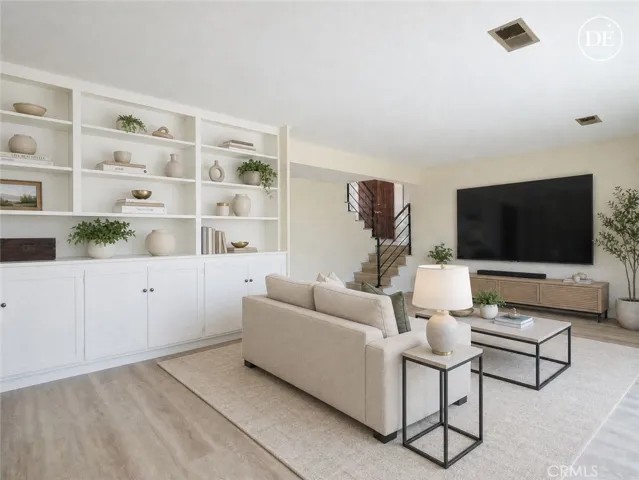 Downstairs Family Rm -
Virtually Staged