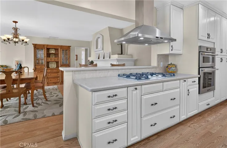 Kitchen is open to the Family Room