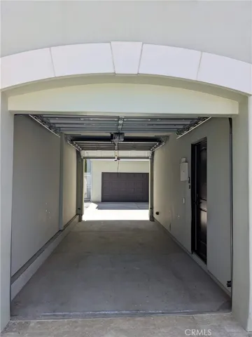Goes through to the two car garage