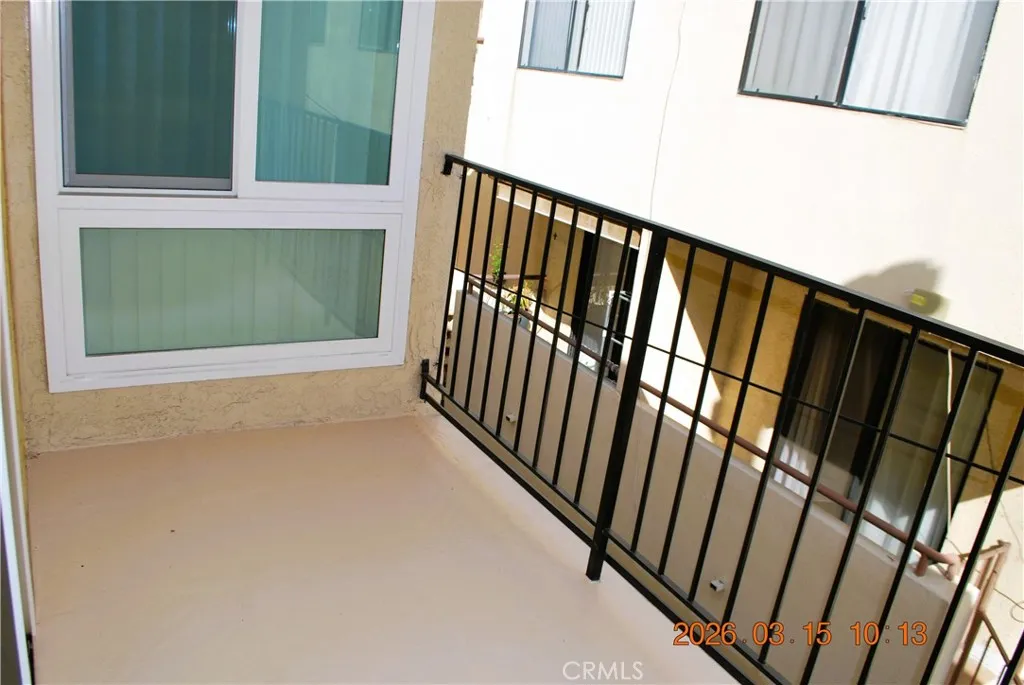 Balcony off of the living room