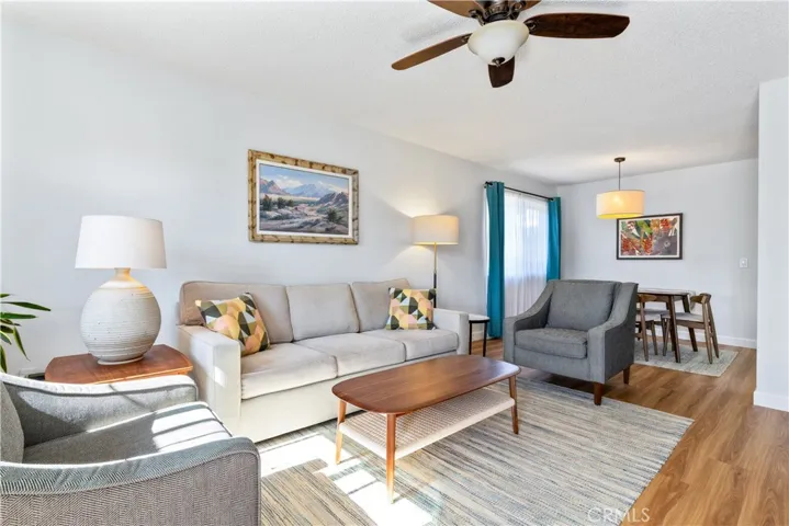 living room toward dining