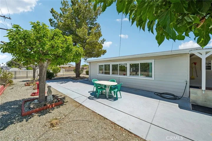 View of backyard