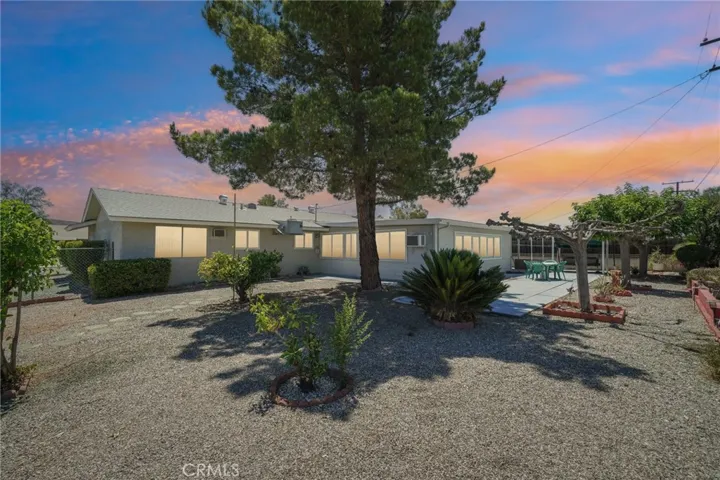 Dusk views of back  of property
