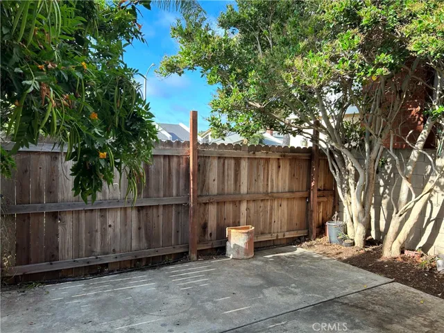 private enclosed patio