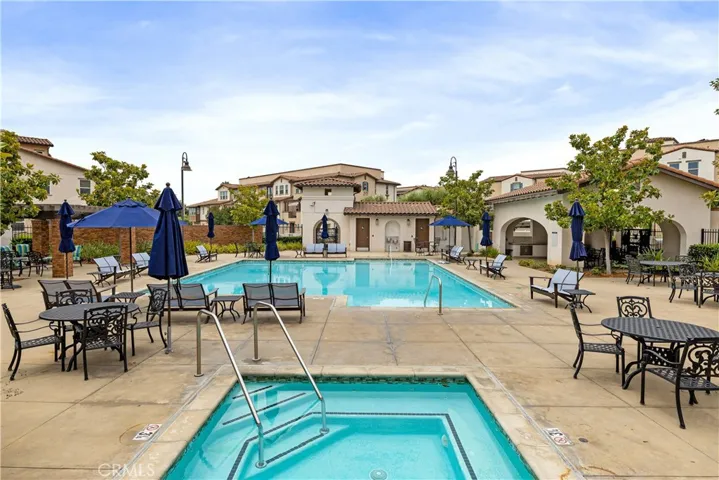 Community spa and pool