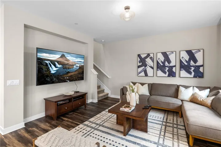 Living room from dining