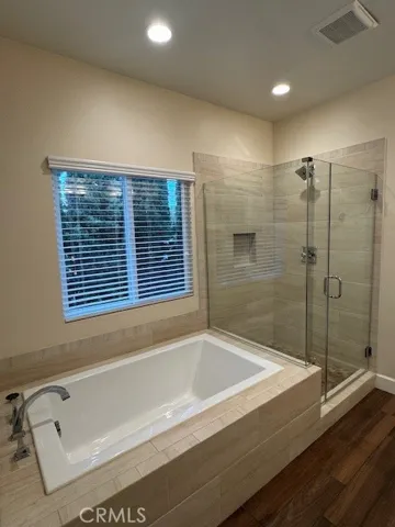Primary Bathroom, Large Sunken Tub, Sep Shower