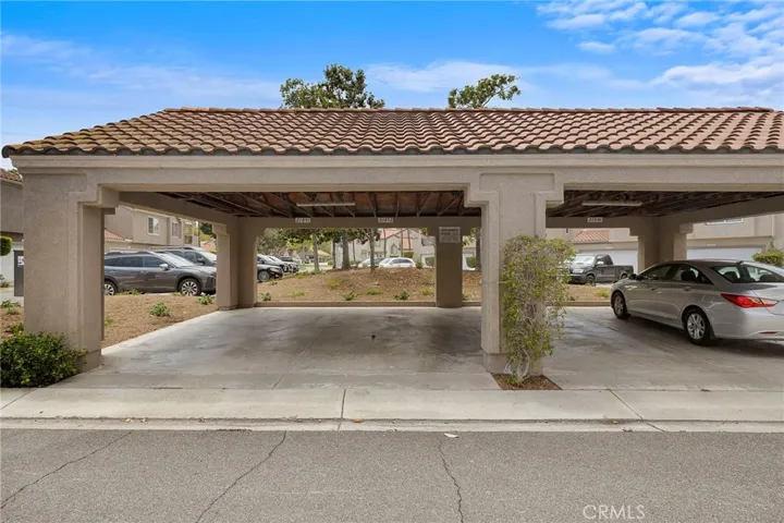 One assigned covered parking