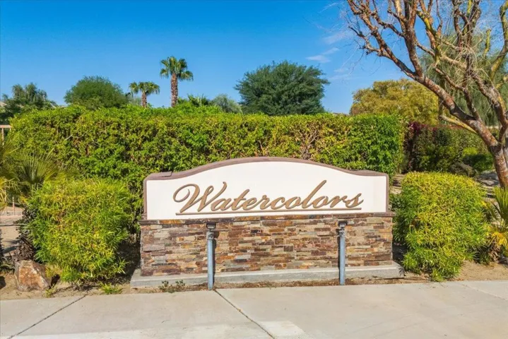 watercolors sign