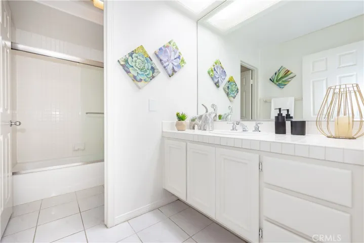 Hallway bathroom